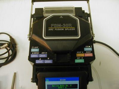 Fujikura fsm-30R arc fusion splicer w/hjs-02 (2)