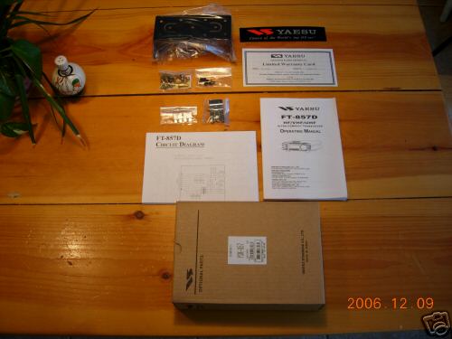 Yaesu FT857 ft 857 ft-857D hf vhf uhf w/ separation kit