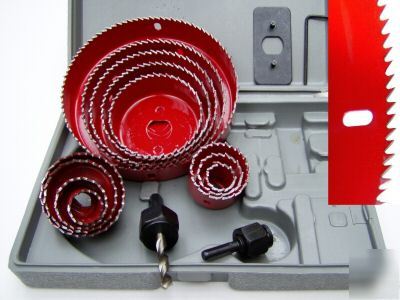 New 16 piece hole saw kit set brand 5IN x 2IN deep cut
